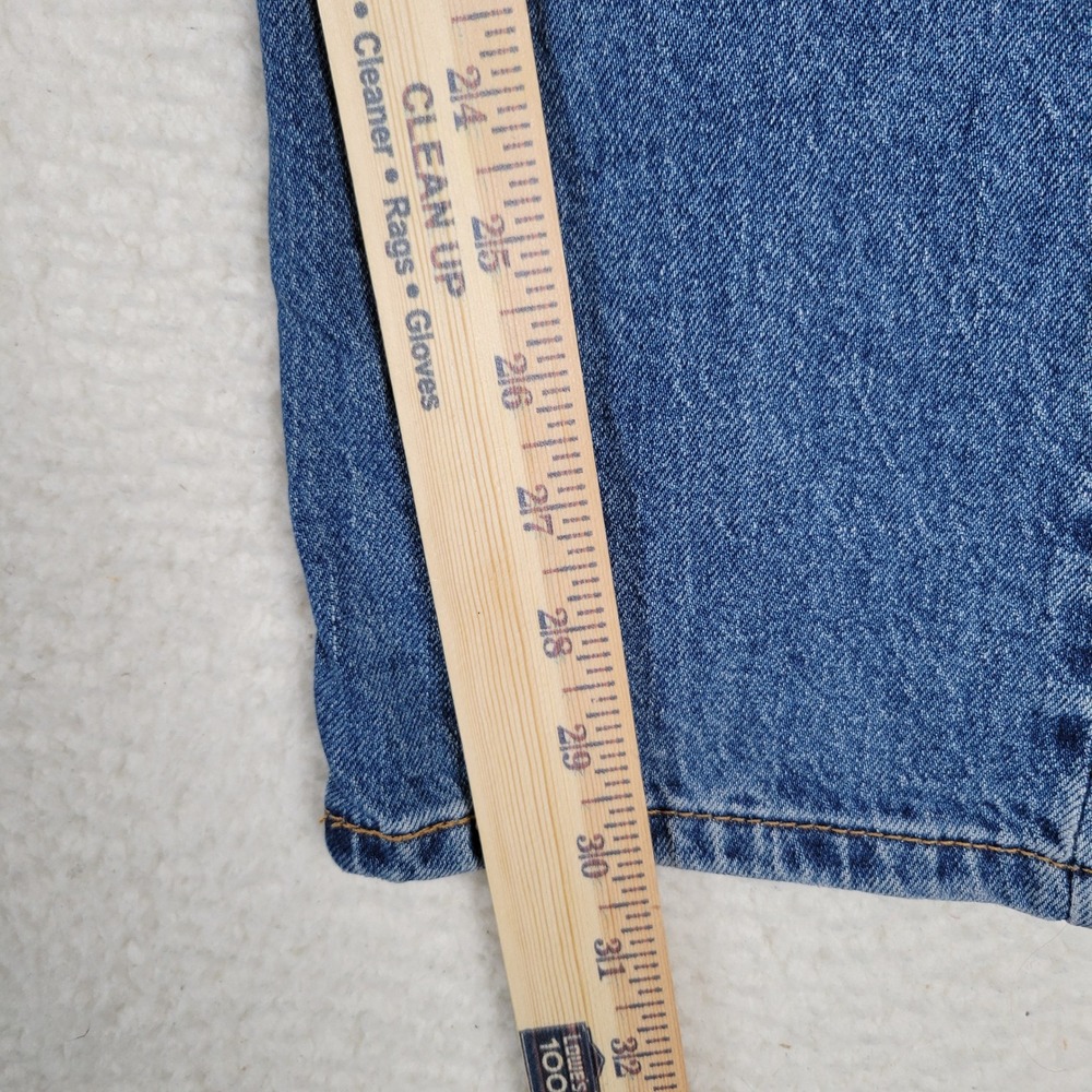 Levi's 505 Regular Fit Jeans Mens 34x30 Blue Medium Wash Straight Leg 00505-2959 - Picture 2 of 15
